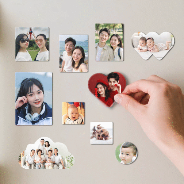 Personalized refrigerator magnets- Circle 4cm