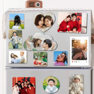 Personalized refrigerator magnets -Square 4cm
